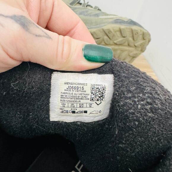 Merrell Moab Speed 2 Green Hiking Boots Men’s Size 12 - Picture 9 of 10